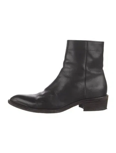 Pre-owned Haider Ackermann Leather Boots In Black