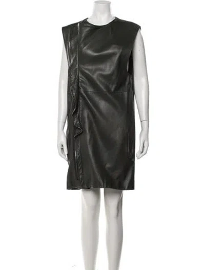 Pre-owned Haider Ackermann Leather Jacket In Green