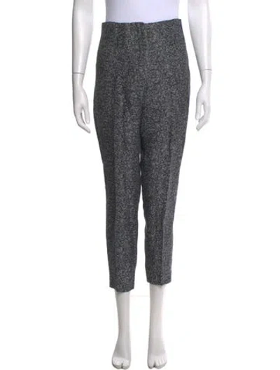 Pre-owned Haider Ackermann Linen Straight Leg Pants In Blue