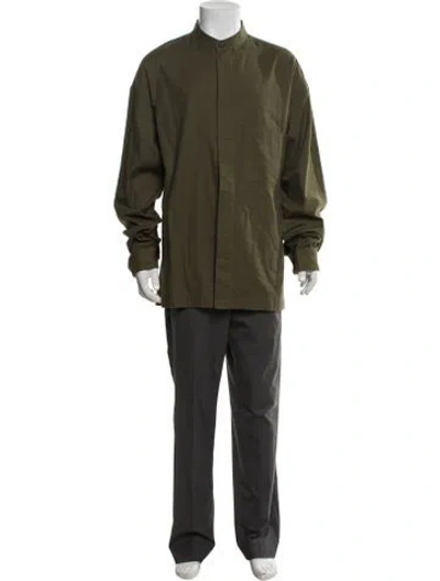 Pre-owned Haider Ackermann Long Sleeve Shirt In Green
