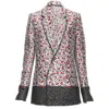 Haider Ackermann Marble Jacquard Blazer Jacket In Grey
