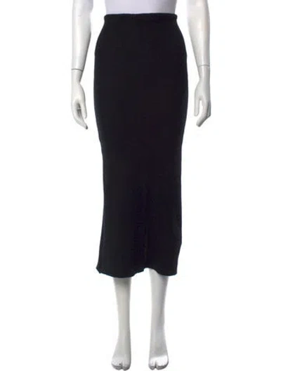Pre-owned Haider Ackermann Midi Length Skirt In Black