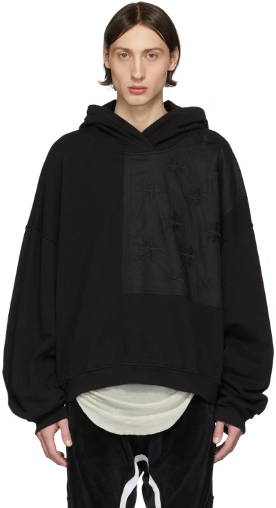 Pre-owned Haider Ackermann Perth Patch Hoodie In Black