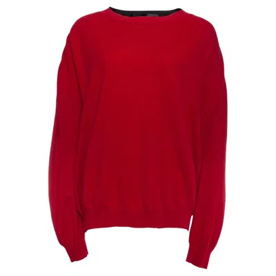 Pre-owned Haider Ackermann , Red Oversized Sweater