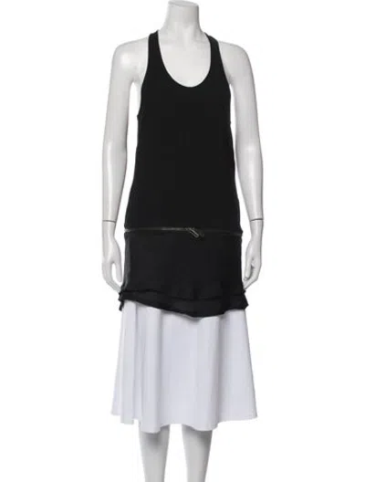 Pre-owned Haider Ackermann Scoop Neck Sleeveless Top In Black