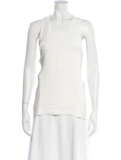 Pre-owned Haider Ackermann Scoop Neck Sleeveless Top In Neutrals