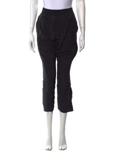 Pre-owned Haider Ackermann Silk Straight Leg Pants In Black