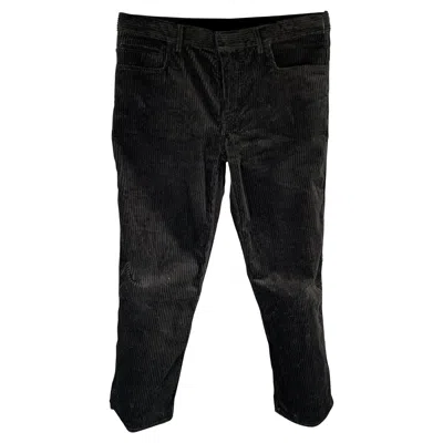 Pre-owned Haider Ackermann Size 36 Black Corduroy Cotton Lycra Casual Pants