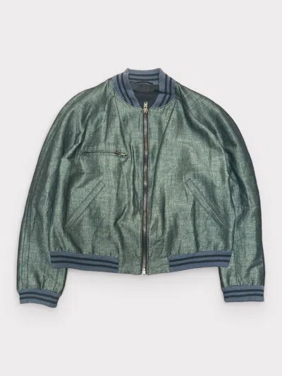 Pre-owned Haider Ackermann Ss15 Green College Bomber