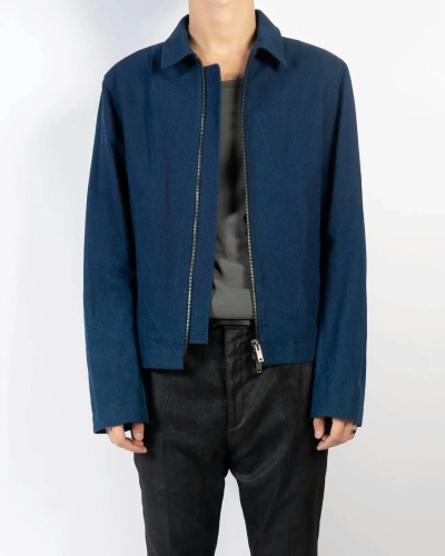 Pre-owned Haider Ackermann Ss16 Washed Blue Workwear Jacket