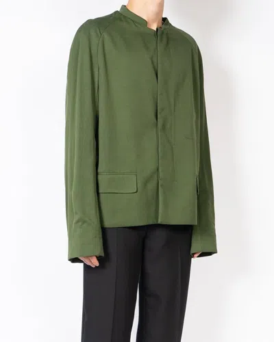 Pre-owned Haider Ackermann Ss20 Bondi Khaki Jacket Sample In Green