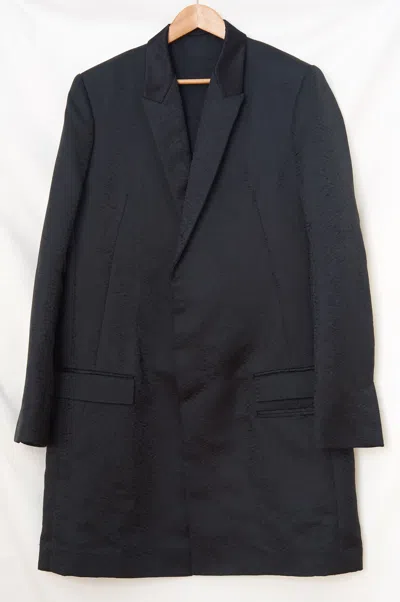 Pre-owned Haider Ackermann Textured Coat In Black