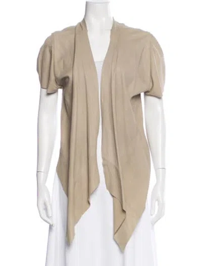 Pre-owned Haider Ackermann Vintage Leather In Neutral