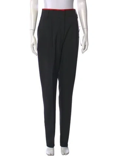 Pre-owned Haider Ackermann Virgin Wool Straight Leg Pants W/ Tags In Black