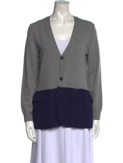 Pre-owned Haider Ackermann V-neck Sweater In Gray