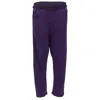 Haider Ackermann Washed Cotton Darted Joggers In Purple