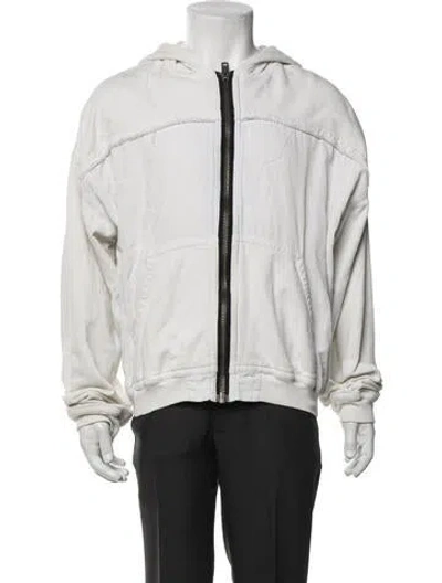Pre-owned Haider Ackermann Windbreaker In White