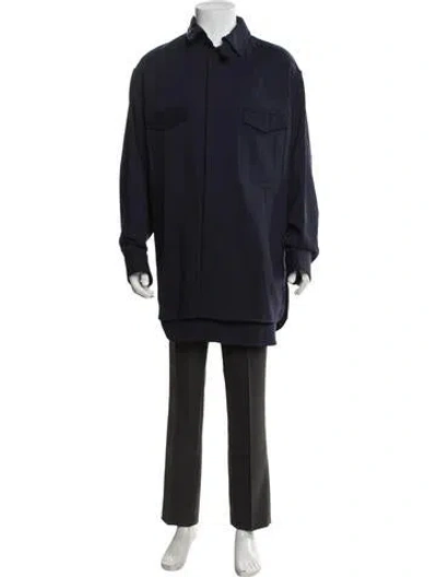 Pre-owned Haider Ackermann Wool Jacket In Blue