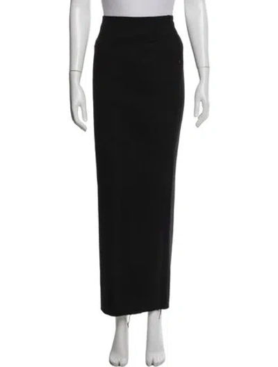 Pre-owned Haider Ackermann Wool Long Skirt In Black