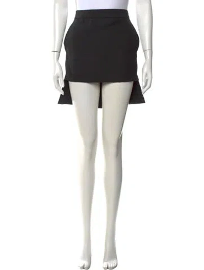 Pre-owned Haider Ackermann Wool Mini Skirt In Black