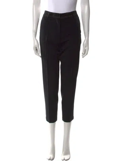 Pre-owned Haider Ackermann Wool Skinny Leg Pants In Black