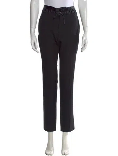 Pre-owned Haider Ackermann Wool Straight Leg Pants In Black