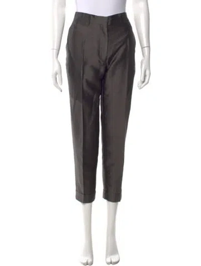 Pre-owned Haider Ackermann Wool Straight Leg Pants In Gray