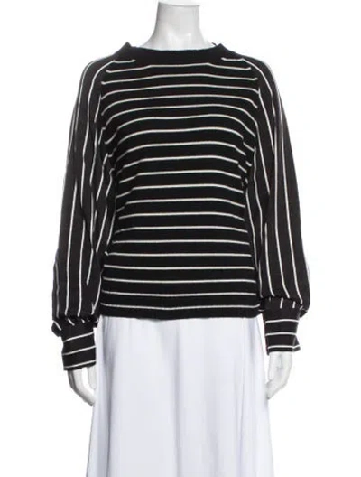 Pre-owned Haider Ackermann Wool Striped Sweater In Black/white