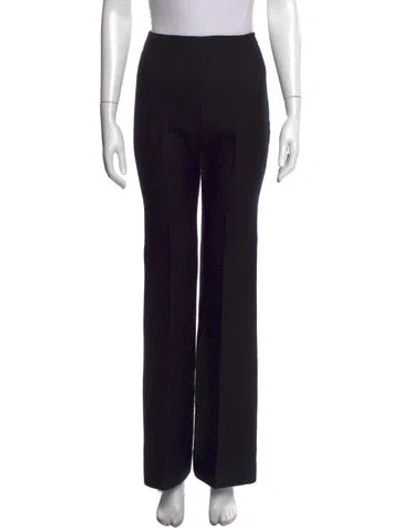 Pre-owned Haider Ackermann Wool Wide Leg Pants In Black