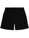 Haider Ackermann X Fila Cotton Track Shorts In Black