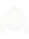 Haider Ackermann X Fila Reflective-logo Bomber Jacket In White