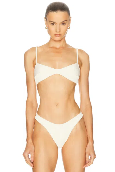 Haight Adjustable Ribbed Monica Bikini Top