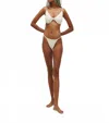 Haight Adjustable Tina Bikini Top In Off White In White