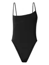 Haight Asymmetric-strap Swimsuit In Black