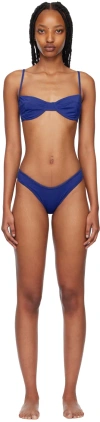 Haight Blue Vintage & Leila Bikini In 0300 Igi Blue