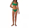 Haight Brigitte Bikini Top In Digital Green In Green