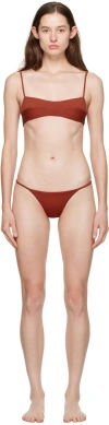 Haight Burgundy Agatha & Lari Bikini In 0124 Bordeaux
