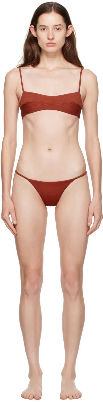 Haight Burgundy Agatha & Lari Bikini In 0124 Bordeaux