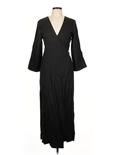 Pre-owned Haight Casual Dress In Black