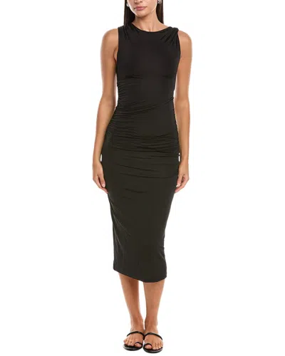 Haight Cleo Midi Dress In Black