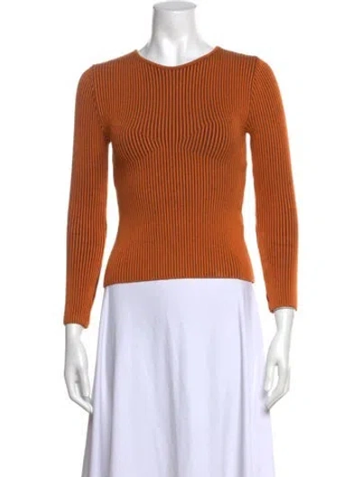 Pre-owned Haight Crew Neck Sweater In Orange
