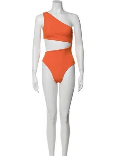 Pre-owned Haight Cutout Accent One-piece W/ Tags In Red
