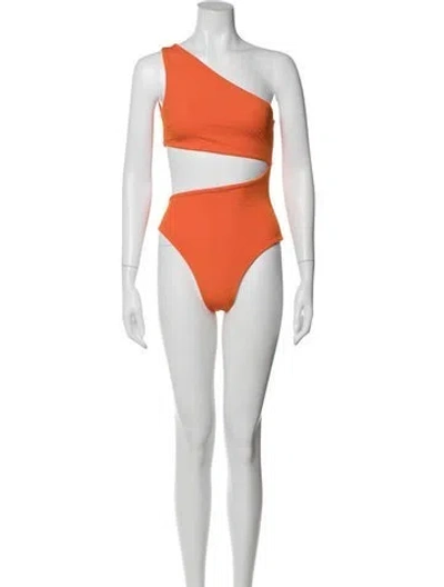 Pre-owned Haight Cutout Accent One-piece W/ Tags In Red