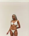 Haight Deva Bikini Bottom In Off White
