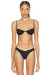 Haight Ella Bikini Top In Black
