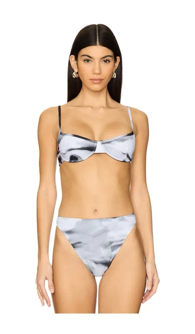 Haight Fran Bikini Top In Dusk Print