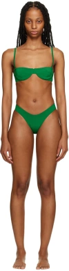 Haight Green Vintage & Leila Bikini In Green