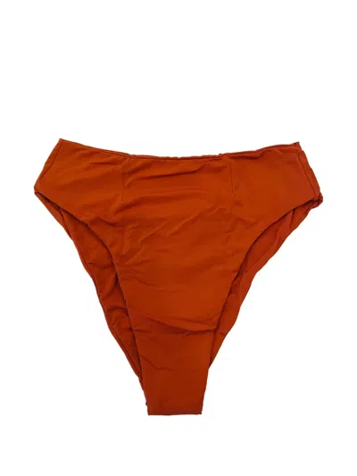 Haight Highleg Hotpants Bikini Bottoms In Burgundy