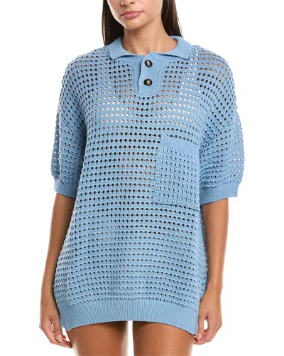 Haight Joana Knit Shirt In Blue