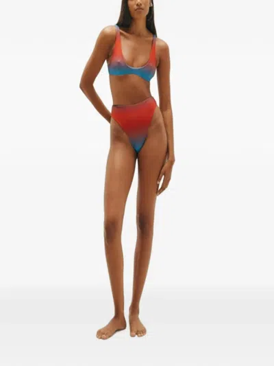 Haight Juliana Ombre-pattern Bikini Top In Multi